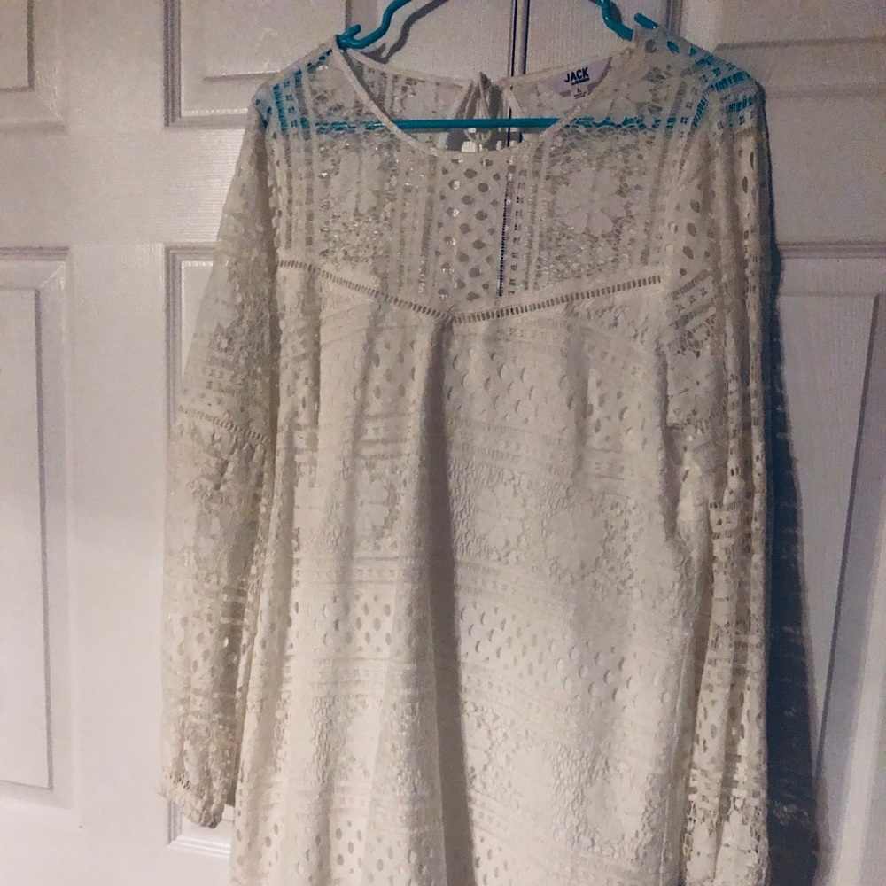 Jack by BB Dakota white dress size L